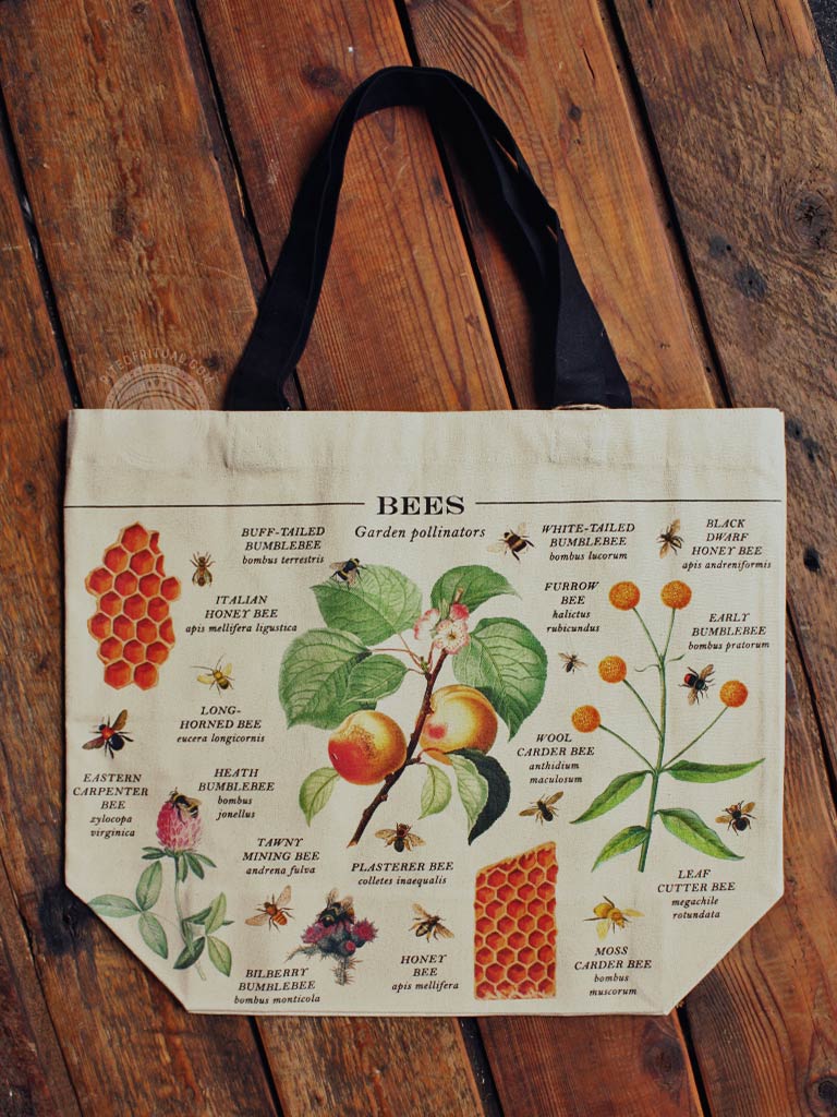 Bee Varieties Tote Bag