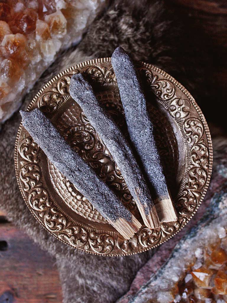 Black Copal Dipped Palo Santo Sticks