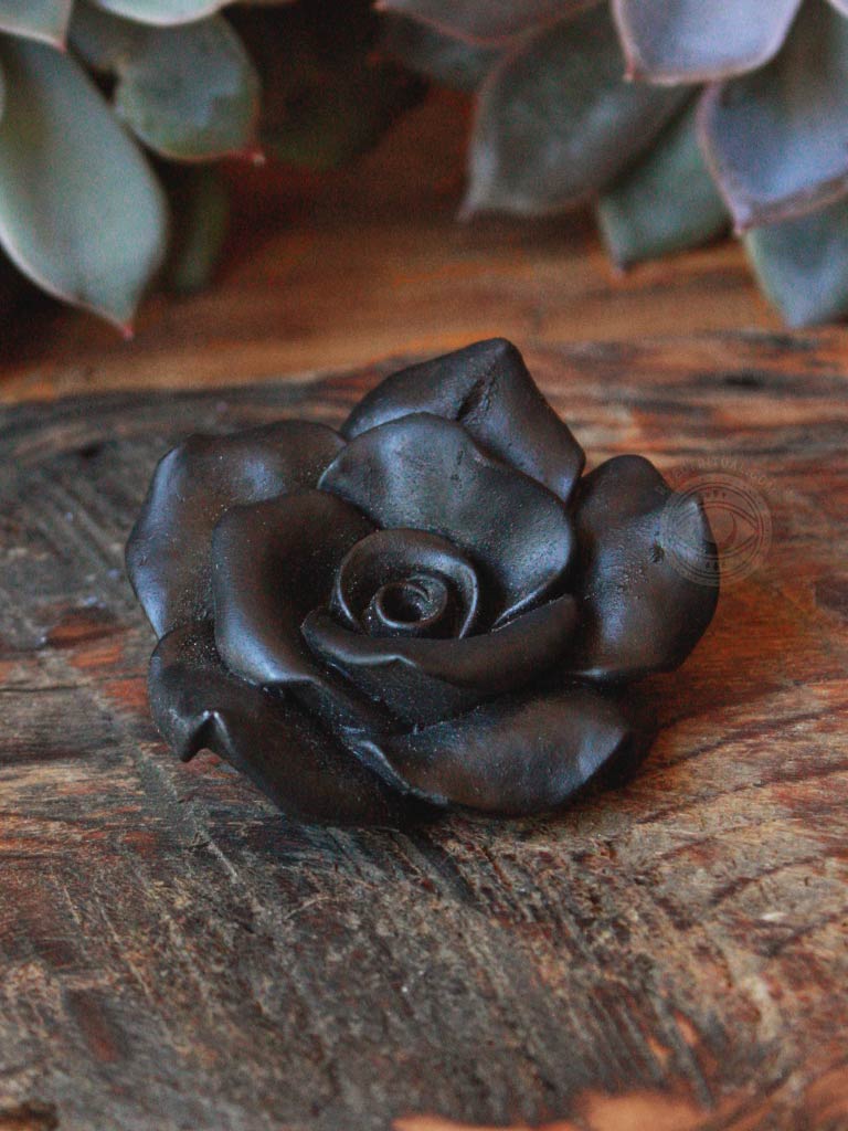 Black Rose Incense Stick Holder