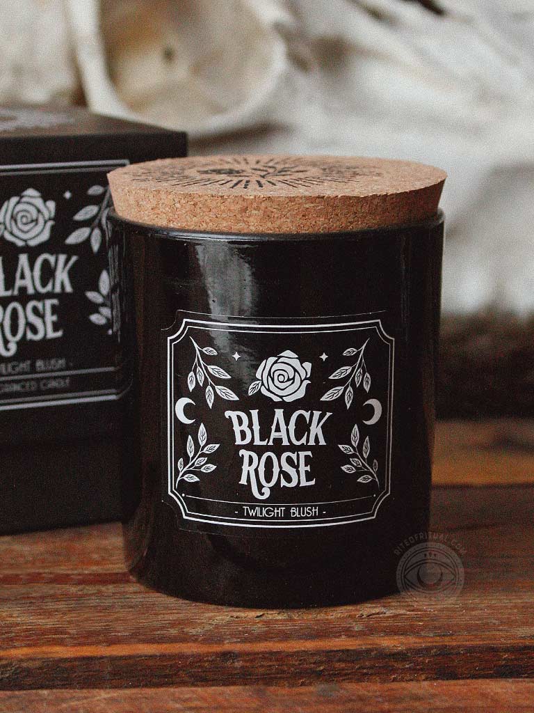 Black Rose Twilight Blush Candle