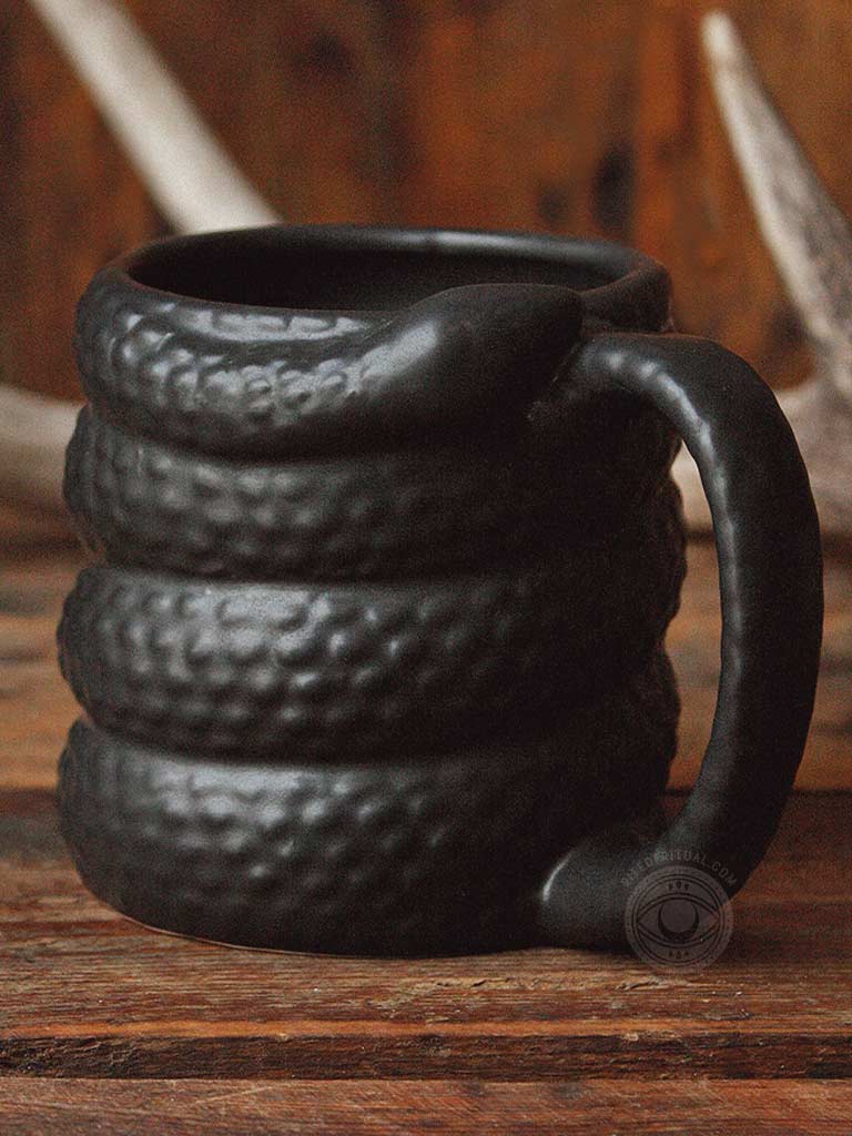 Black Snake Ceramic Mug