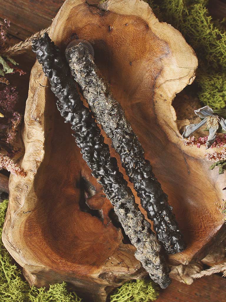 Black Vetiver & Lavender Protection Hag Torch