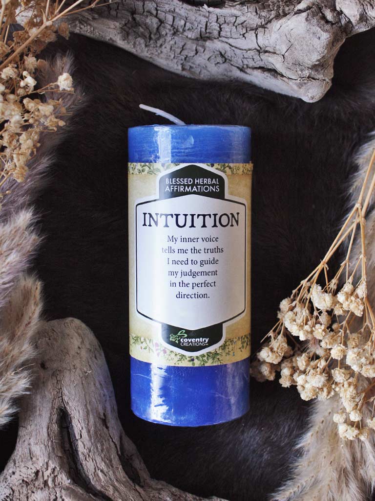 Blessed Herbal Affirmations Candle - Intuition