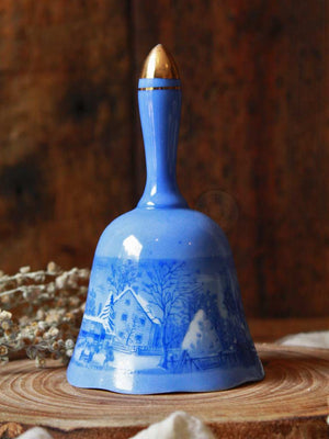 Blue Vintage Bell - V317
