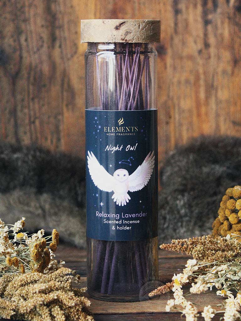 Botanical Glass Jar Incense