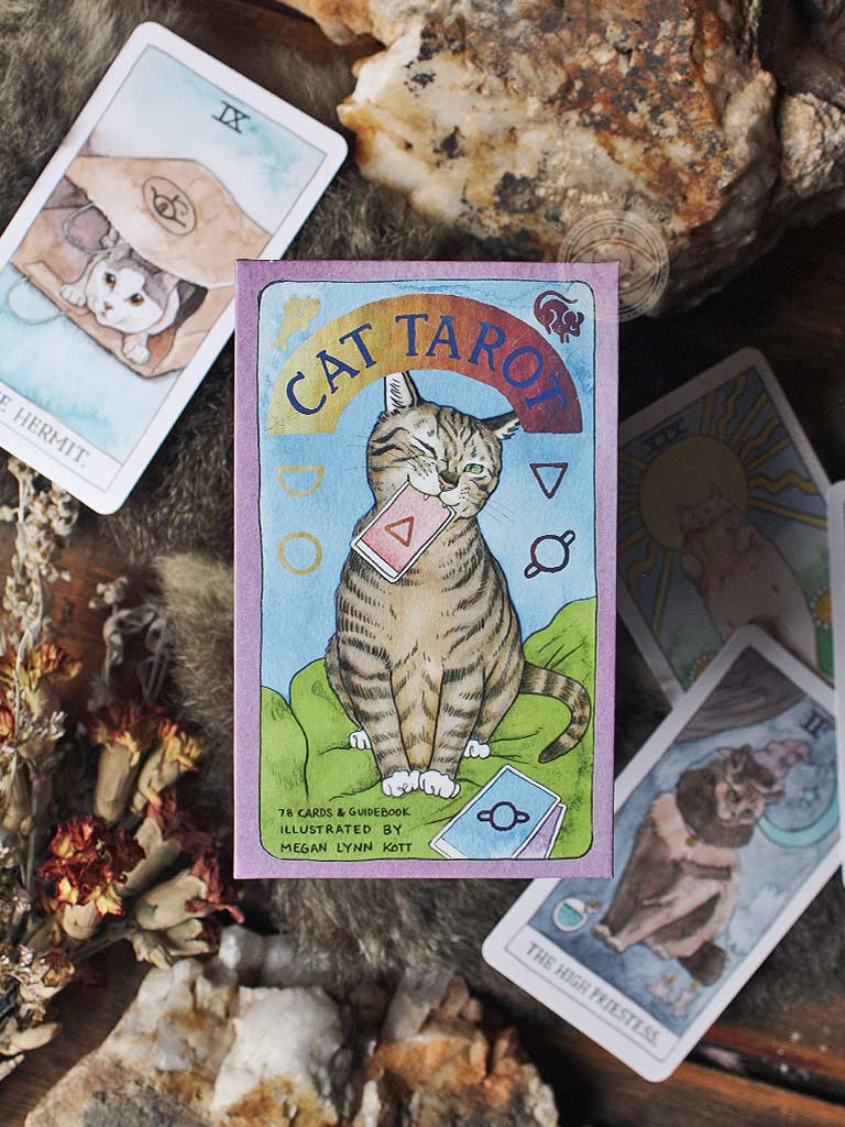 Cat Tarot - 78 Cards & Guidebook