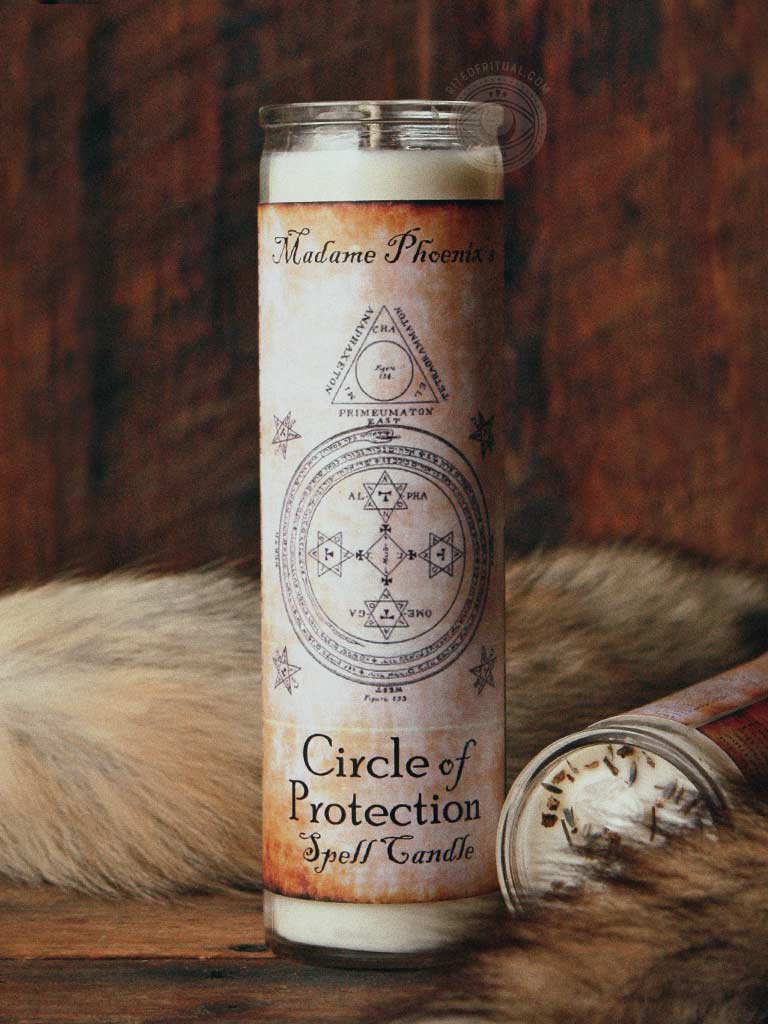 Circle of Protection White 7 Day Candle