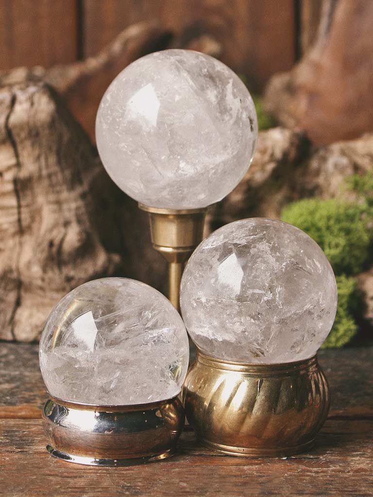 Clear Quartz Spheres