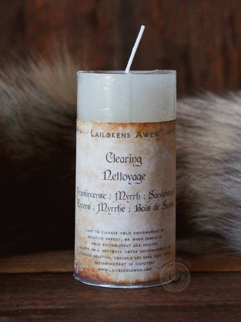 Clearing Pillar Spell Candle