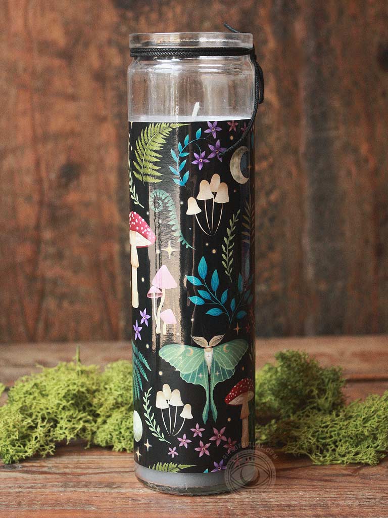 Dark Forest Wildberry Magic Ritual Spell Candle
