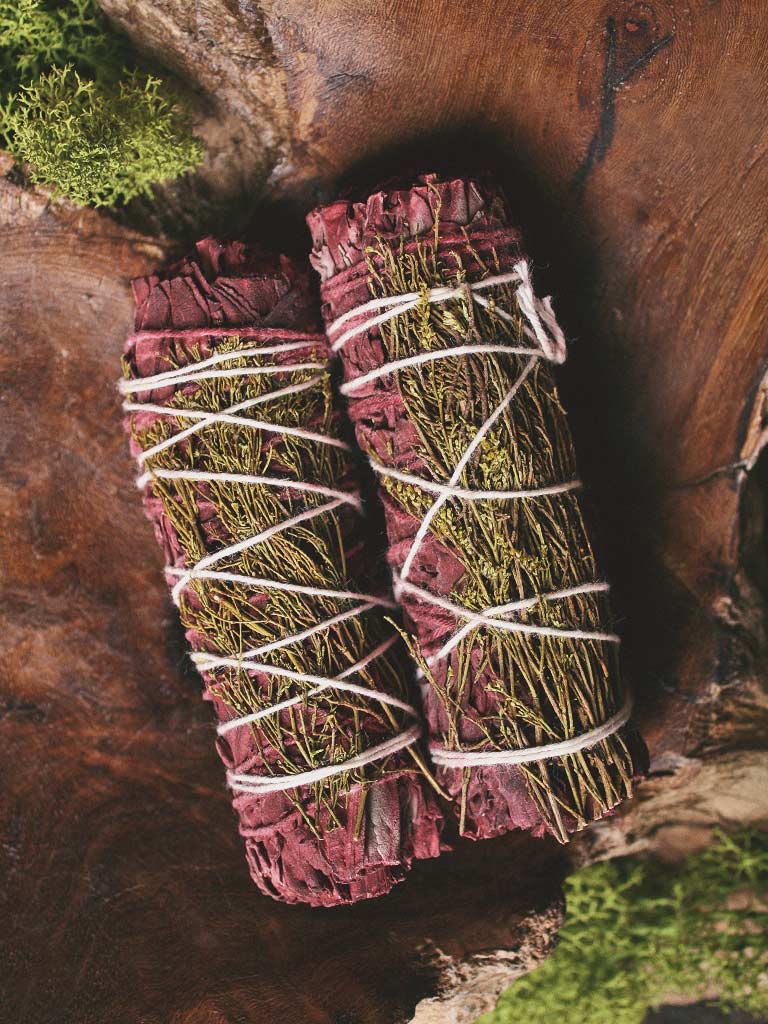 Dragon's Blood, White Sage, Baby's Breath Cleansing Bundles