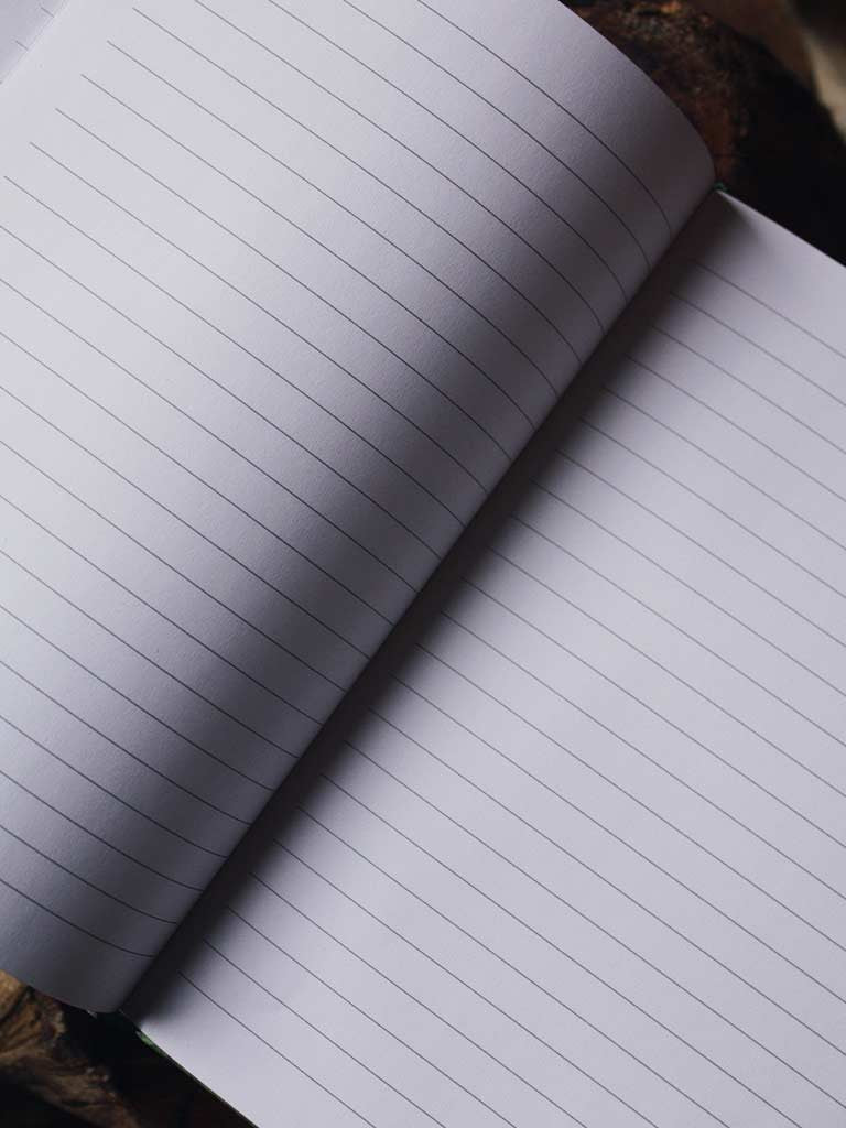 Yin Yang Journal with Black Obsidian Pen