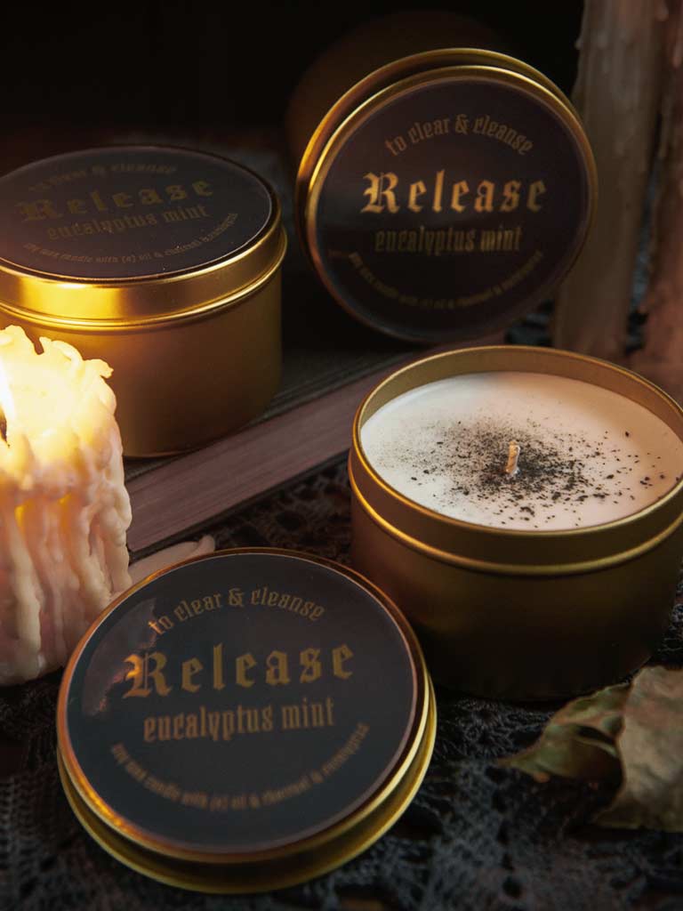 Eucalyptus & Mint Release Altar Candle