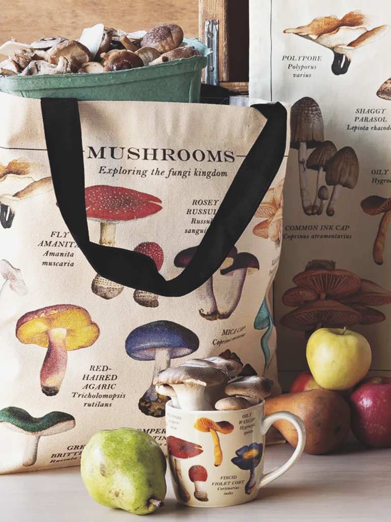 Exploring The Fungi Kingdom- Mushrooms Tote Bag