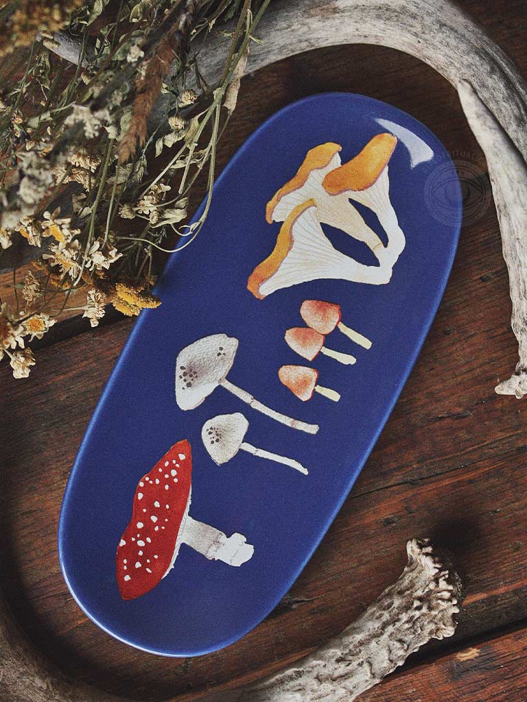 Field Mushrooms Trinket Dish