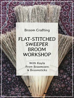 Flat Stitched Sweeper Broom Workshop