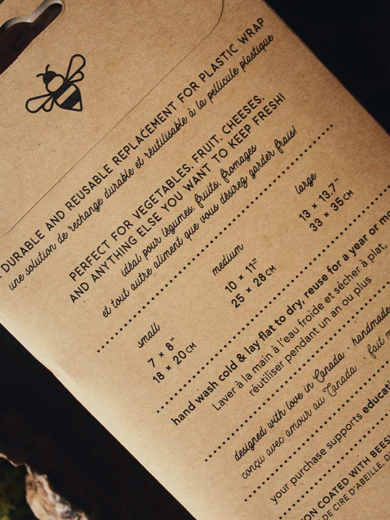 Floral Beeswax Wrap Set of 3