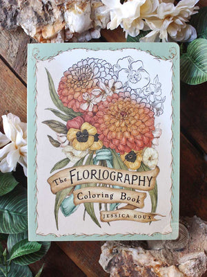 Floriography Colouring Book