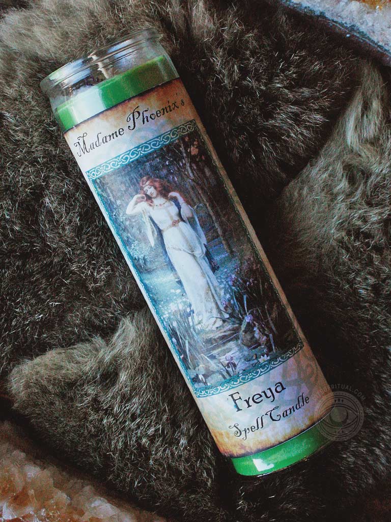 Freya Goddess 7 Day Candle