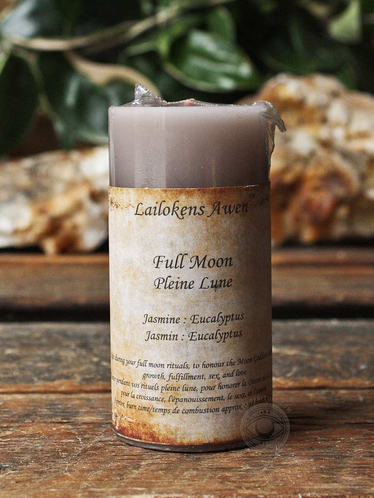 Full Moon Pillar Spell Candle - Rite of Ritual