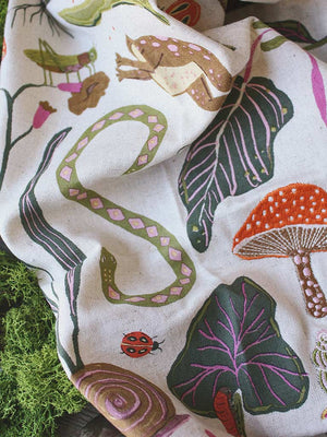 Gardenland Embroidered Dishtowel