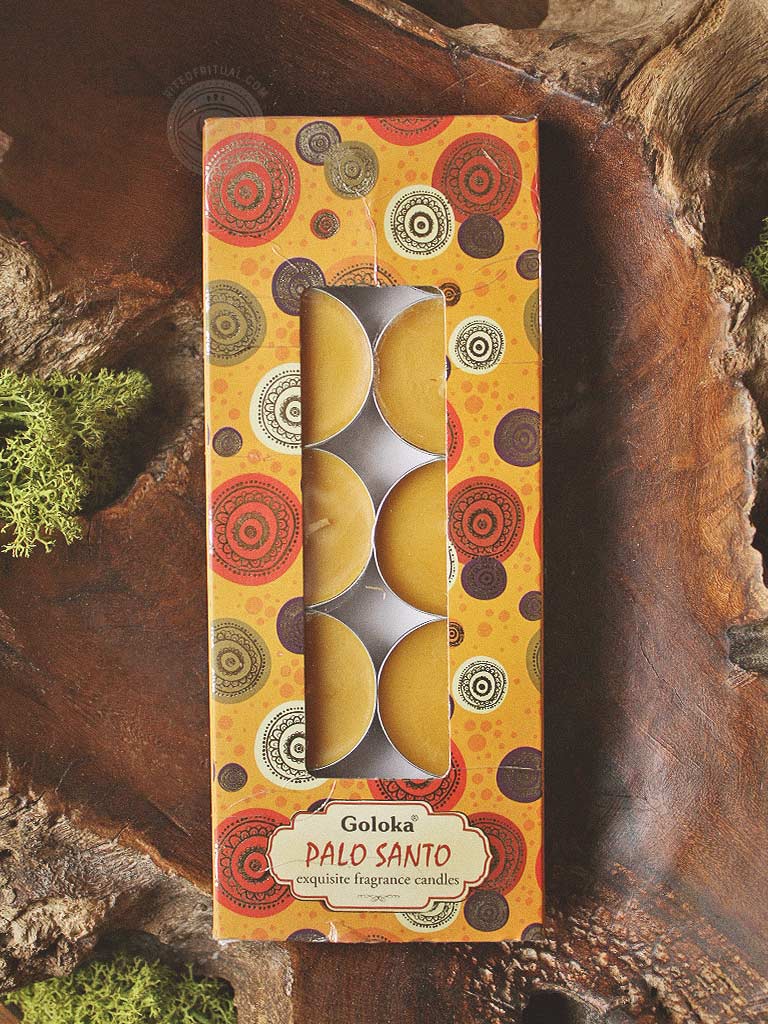 Goloka Palo Santo Tea Light Candles