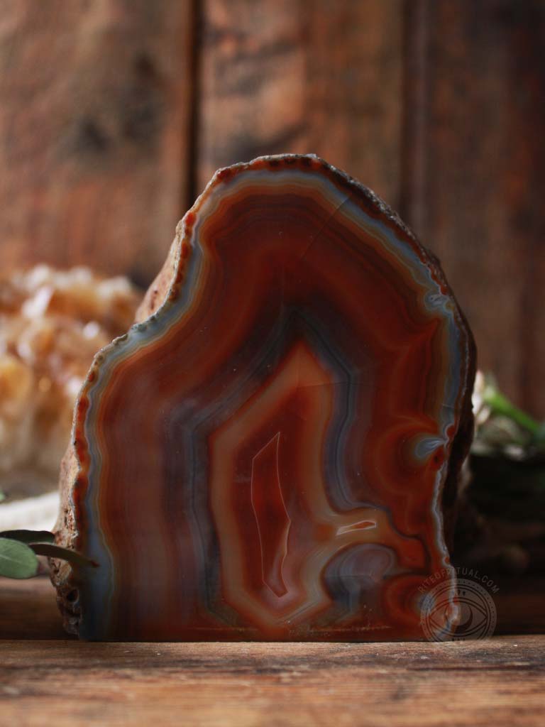 Gorgeous Agate Candle Holder