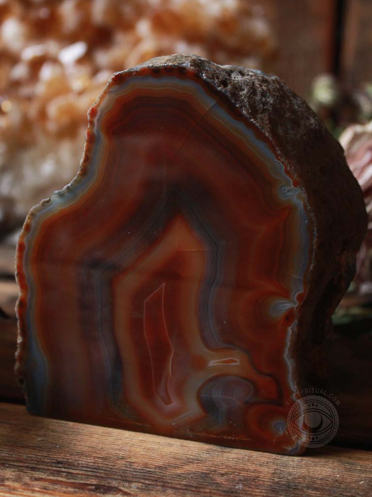 Gorgeous Agate Candle Holder