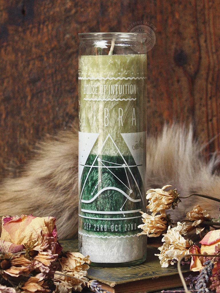 Libra Zodiac Candle - House of Intuition