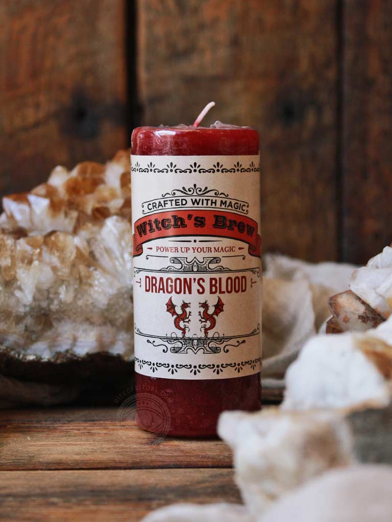 Limited Edition Witch's Brew Dragon's Blood Candle