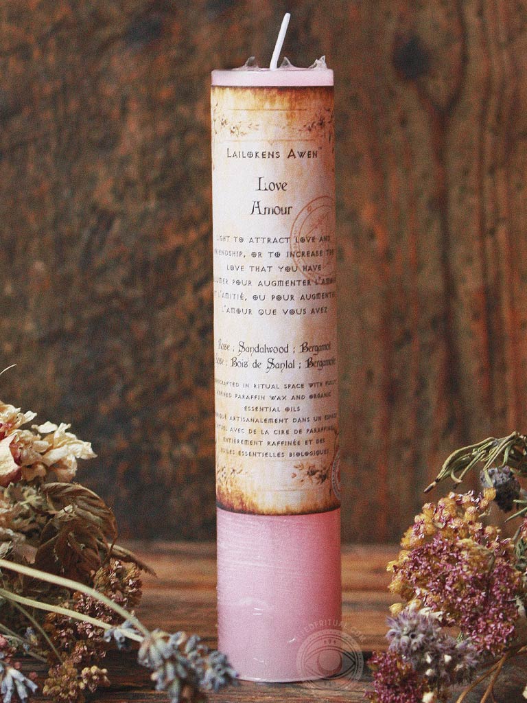 Love Tall Pillar Spell Candle