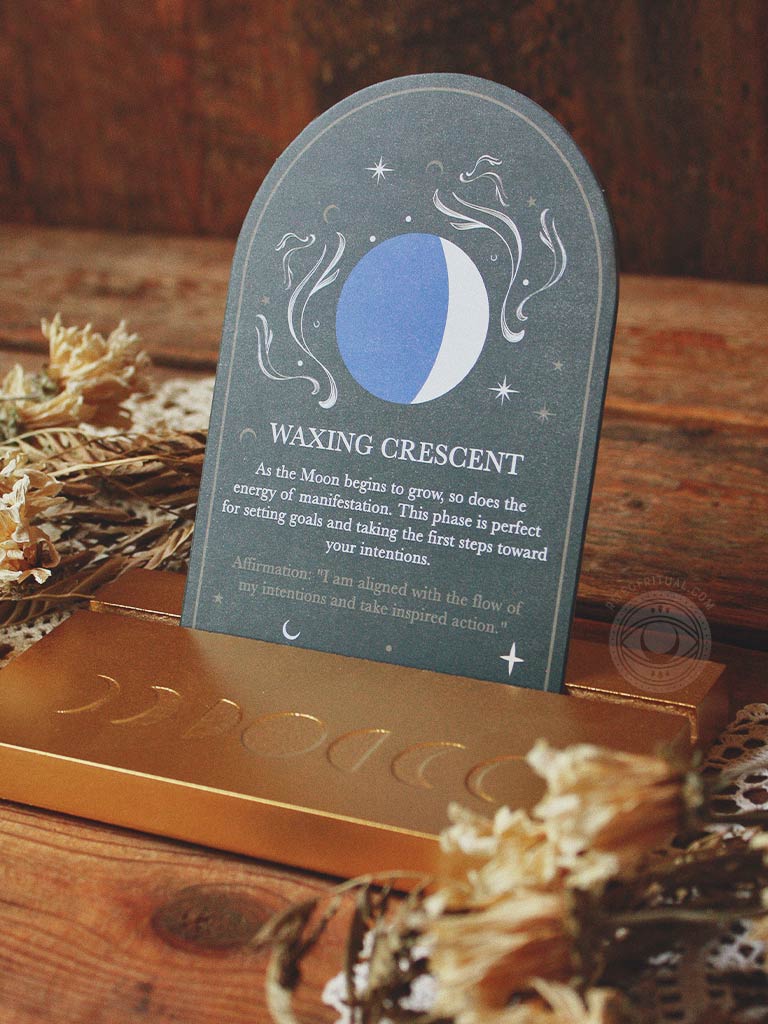 Lunar Wisdom Moon Phase Display Set