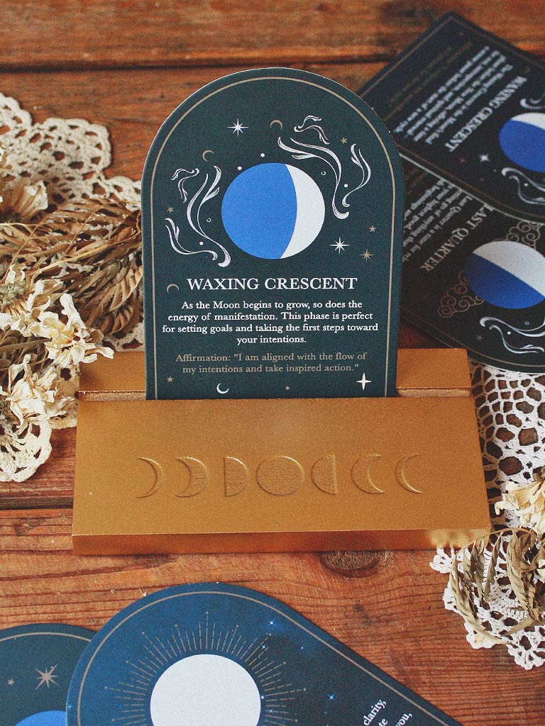 Lunar Wisdom Moon Phase Display Set