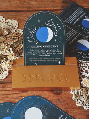 Lunar Wisdom Moon Phase Display Set