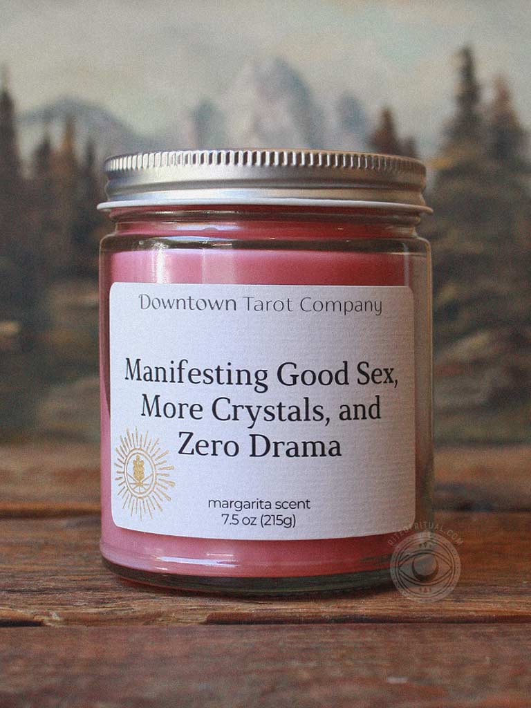 Manifesting Good Sex, More Crystals & Zero Drama Candle