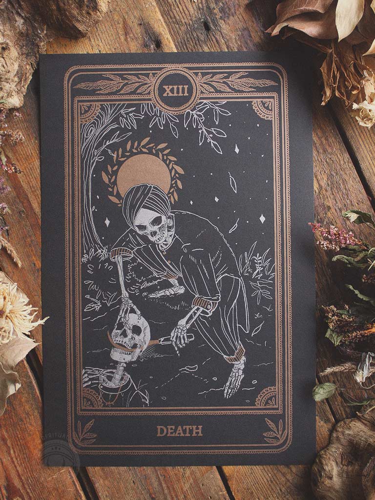 Marigold Tarot Print - Death