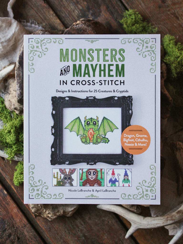 Monsters and Mayhem in Cross-Stitch