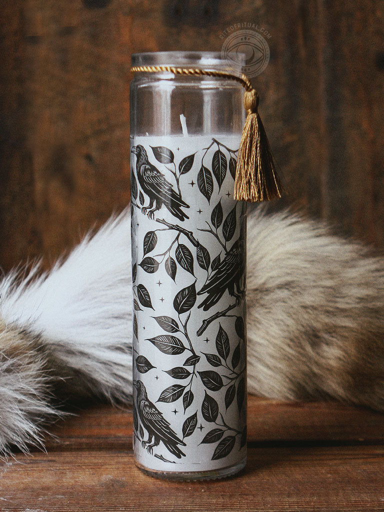 Mystic Raven Deadly Nightshade Magic Ritual Spell Candle