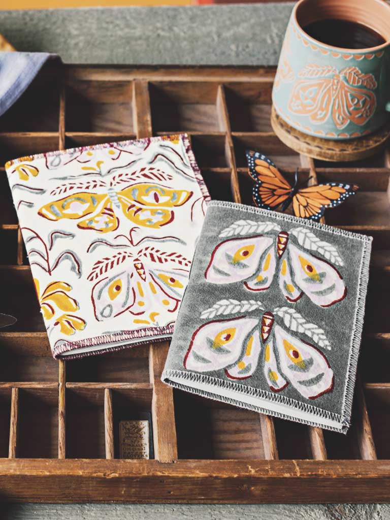 Nocturna Block Print Notebook Set