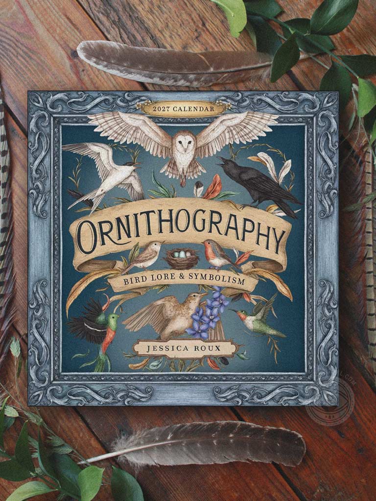 Ornithography 2027 Wall Calendar - Bird Lore & Symbolism