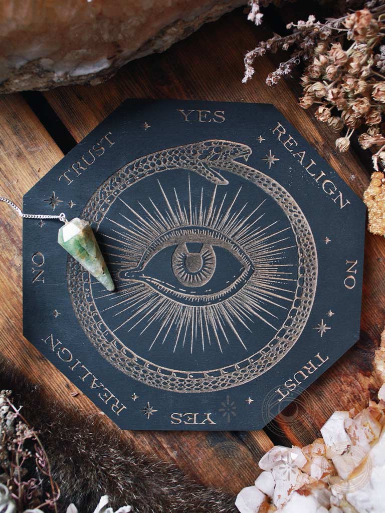 Ouroboros And Eye Pendulum Board