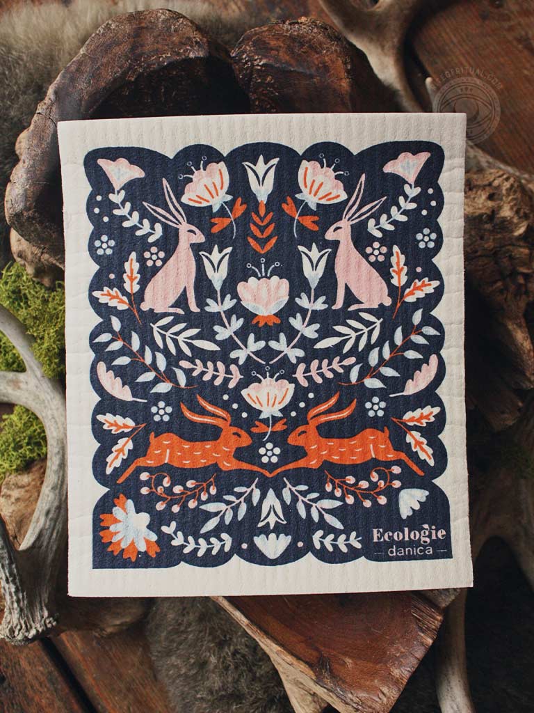 Rabbit Tale Swedish Dishcloth