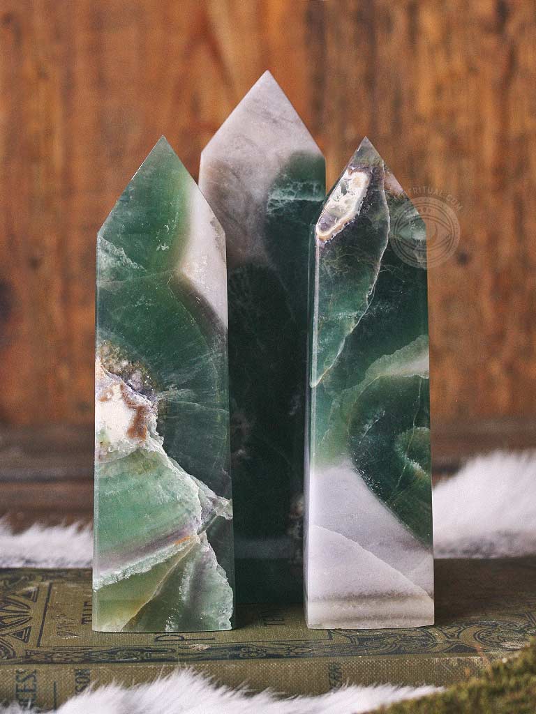 Rainbow Fluorite Towers