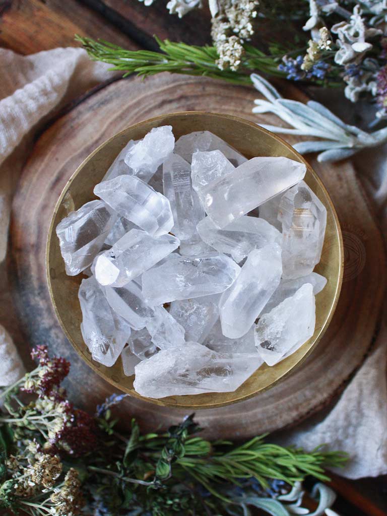 Raw Clear Quartz Points