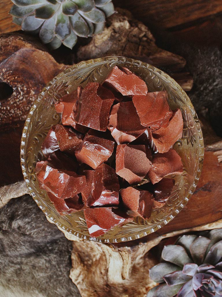 Raw Copper Goldstone