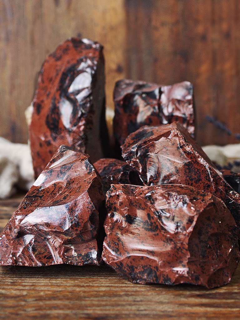 Raw Mahogany Obsidian