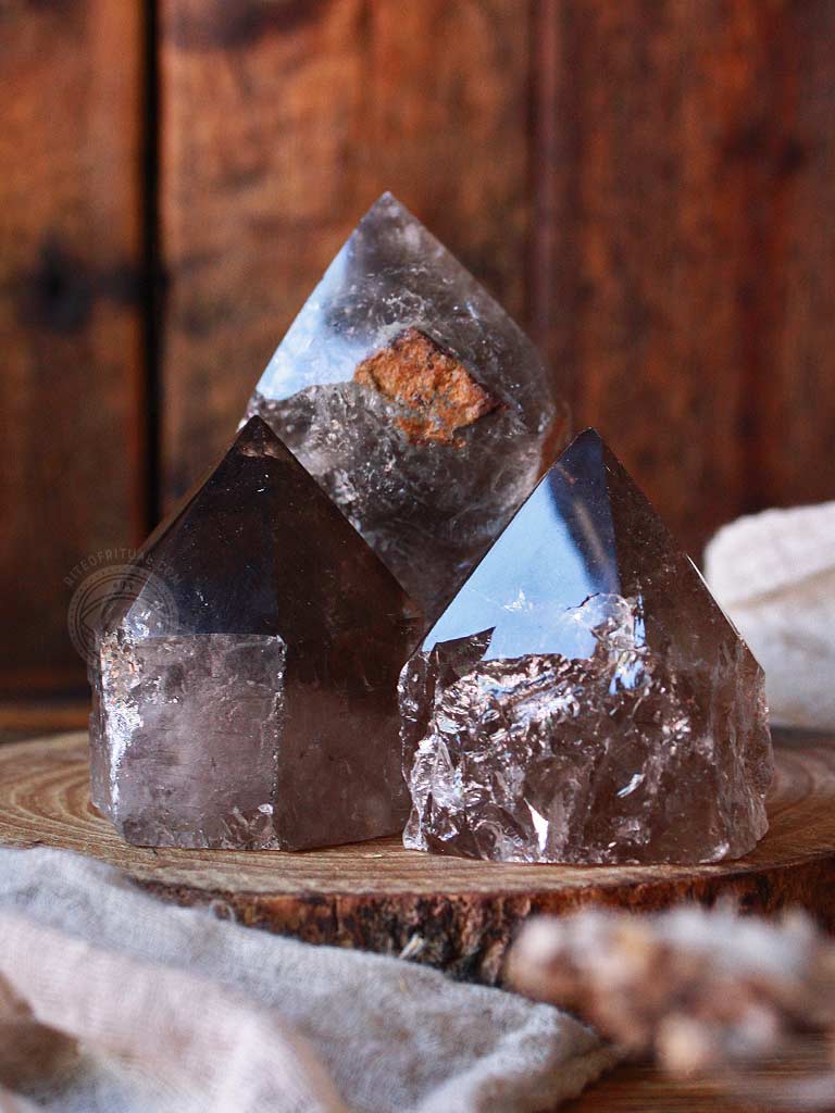 Raw Smokey Quartz Generators