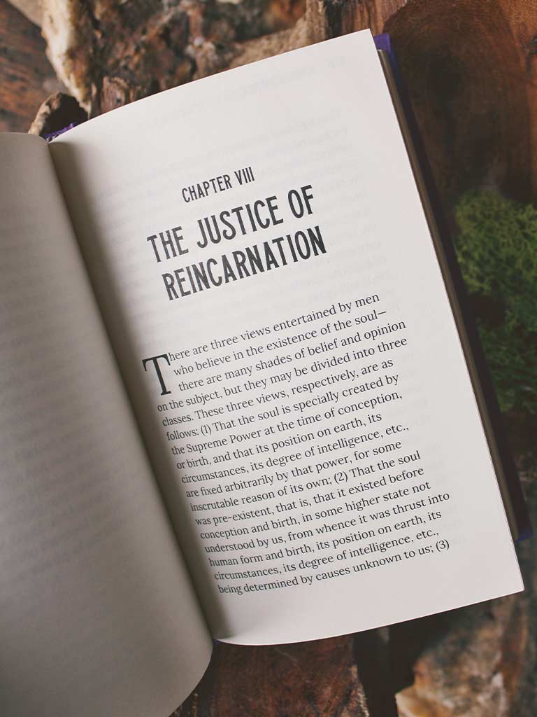 Reincarnation and the Law of Karma - Gilded Pocket Edition