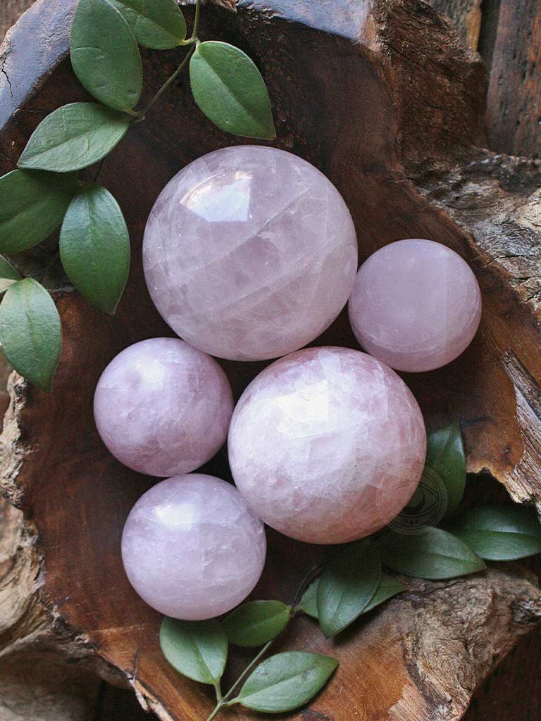 Rose Quartz Spheres