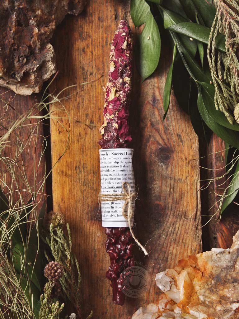 Rose & Cinnamon Sacred Love Hag Torch